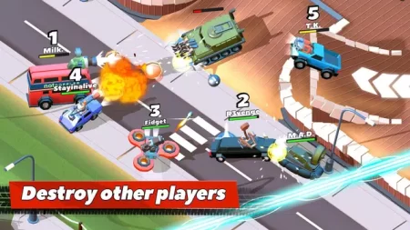 تحميل لعبة Crash of Cars مهكرة للاندرويد