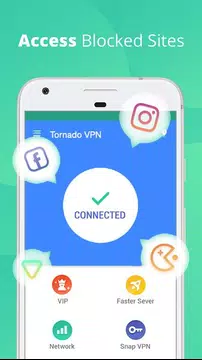 تحميل تطبيق Tornado VPN Pro مهكر النسخة المدفوعة اخر اصدار